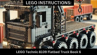 LEGO INSTRUCTIONS: Build the 8109 Flatbed Truck! 🚛✨ (Step-by-Step Flip Through) Book 6