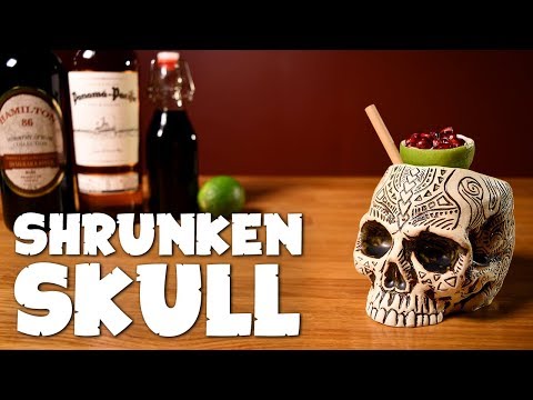 Shrunken Skull - How to Make an Easy Tiki Drink and the History Behind It