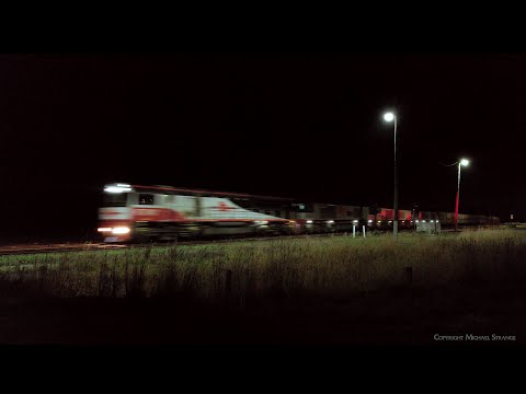 6MP9 SCT Mixed Freight Train At Night (22/4/2023) - PoathTV Australian Railways