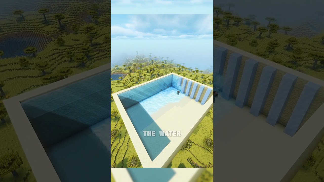 How to fill a large space with water #shorts