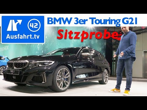 2019 BMW 3er touring (G21) M340i xDrive - Weltpremiere, Sitzprobe, kein Test