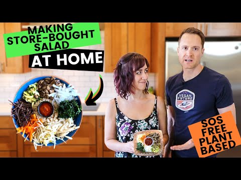 Homemade Korean Bibimbap - Vegan Oil Free!