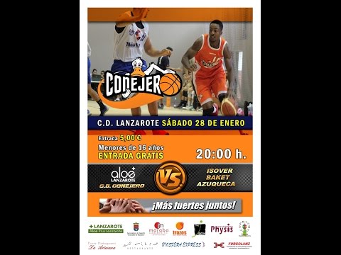 Liga EBA - Grupo B (JDA 17): Aloe Plus Lanzarote Conejeros vs Isover Basket Azuqueca