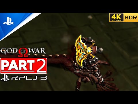 (RPCS3) GOD OF WAR 1 Gameplay Playthrough Part 2 Blades of Athena [8K 4K 60FPS HDR] - No Commentary