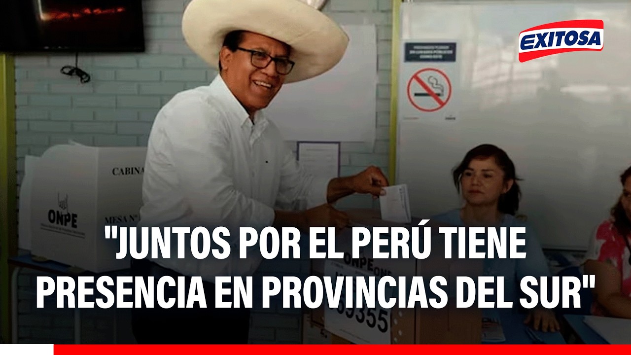 🔴🔵 Hernán Chaparro: "Juntos por el Perú tiene presencia en provincias del sur"