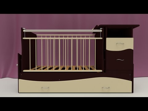 Видеоинструкция по сборке кроватки-трансформера 'Чунга-Чанга'