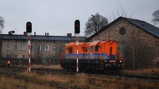 preview picture of video 'Manewry lokomotyw S200 w Zawidowie'