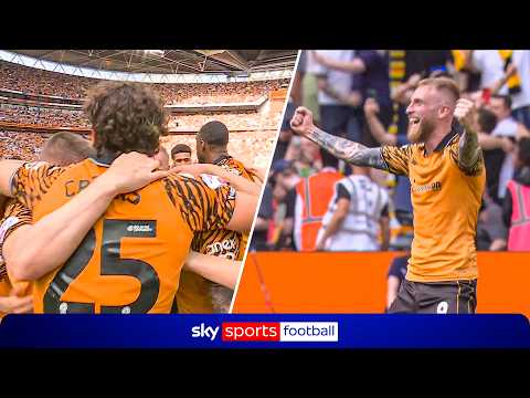 Full-time SCENES as Hull City are promoted to the Premier League! 🔥
