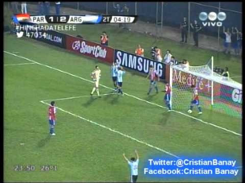 Paraguay 2 Argentina 5 (Relato Bruno Pont) Eliminatorias Brasil 2014 Los goles (10/9/2013)