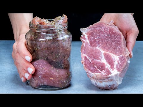 The most delicious pork prepared in jar