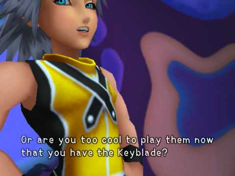 Kingdom Hearts, English cutscene: 114 - Riku's Games - HD 720p