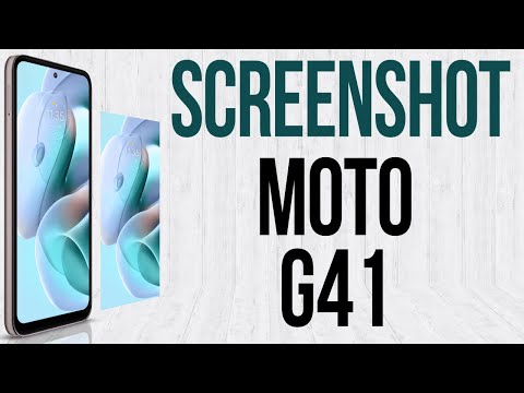Screenshot Moto G41 (3 ways)