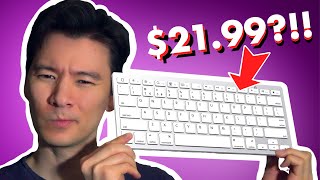 Cheapest iPad Keyboard!! OMOTON Bluetooth Wireless Review