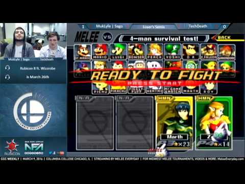 CCC Weekly [3/9/16] - MuKLyfe | Sago (Marth) vs. TechDeath (Sheik) - Loser's Semis