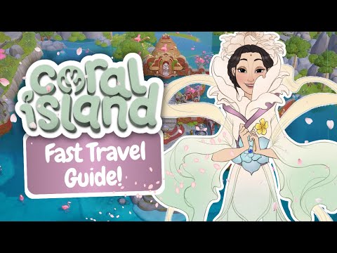 How to Unlock ALL Fast Travel Waypoints in Coral Island! 🌸
