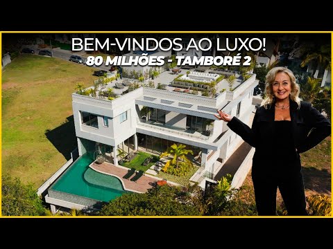 Casa à venda no Tamboré 2 com 1.800 m², 6 suítes e rooftop de 450 m²