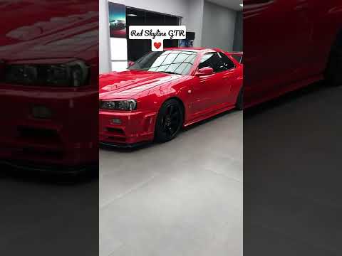Car Video Compilation - Red Skyline GTR 34