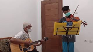 Download lagu Laskar Pelangi - Nidji (violin cover) violin by : Gibran (student) mp3