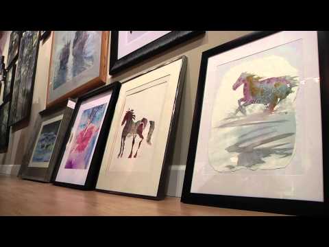 Artist Mary Frances Millet - Opening at Frankie Flores Art Gallery