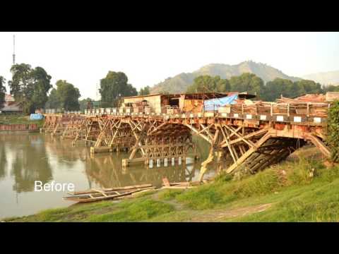 New Zero Bridge | Srinagar | Kashmir | New wooden bridge on jhelum| beauty of srinagar