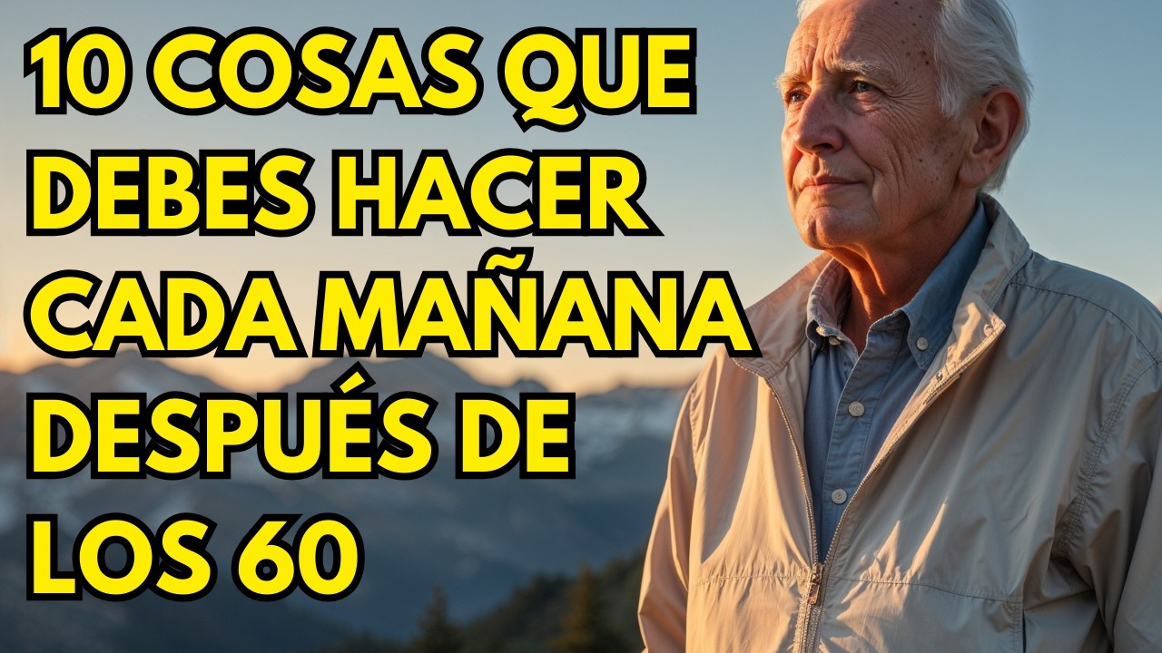 10 COSAS que DEBES hacer cada MAÑANA después de los 60 | Consejos Ancianos