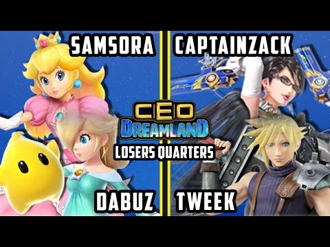 CEO Dreamland 2017 Smash 4 - Samsora & RNG | Dabuz  Vs. P1 | Tweek & Captain Zack SSB4 Doubles LQ