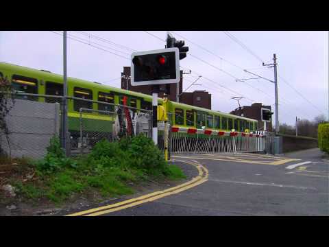 Level Crossing, Serpentine Avenue - Dart Train Number 8304