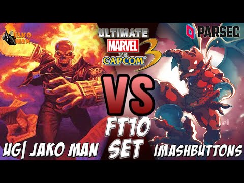 UMVC3 Parsec FT10 Set - UG| Jako Man VS imashbuttons