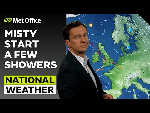 31/08/23 – Rain and heavy showers – Evening Weather Forecast UK – Met Office Weather