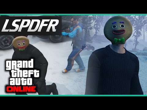 GTA Online E28 - LSPDFR 'I'm The Gingerbread Man!' (PS4)