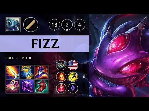 Fizz Mid vs Aurelion Sol: Triple Kill, Legendary - NA Challenger Patch 14.16