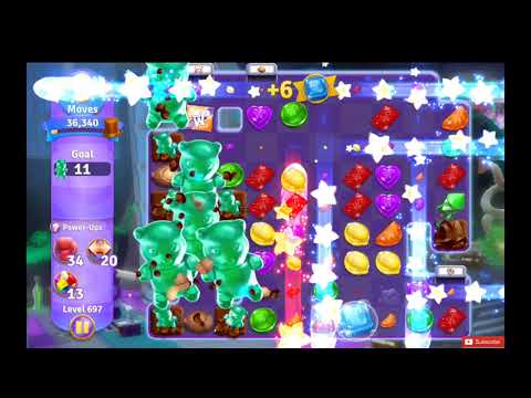Wonka's World of Candy Level 697 NO BOOSTERS - A S GAMING ✔