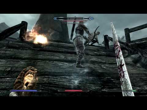 Skyrim Special Edition - Alduin's Wall: Clear The Karthspire Camp: Esbern & Delphia Coop Gameplay