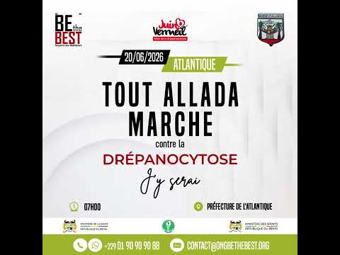 Le 20 juin, tout le Bénin marche contre la drépanocytose