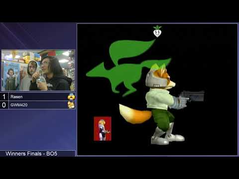 GSS 107 SSBM - Rasen (Sheik) vs. GWM420 (Fox) - Melee WF