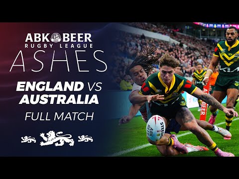 FULL MATCH | England v Australia | Rugby League Ashes Second Test