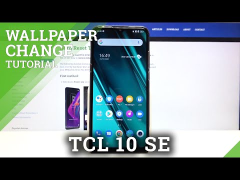 How to Refresh Display in TCL 10 SE - Change Wallpaper