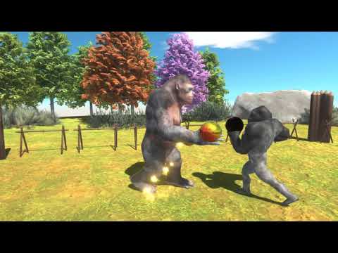 boxing match | knockout gorilla vs Goro the giant | animal revolt battle simulation | arbs