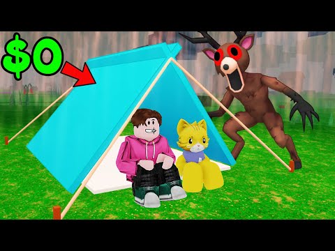 SOBREVIVIMOS SOLO con UNA TIENDA💀... en 99 Noches en el Bosque