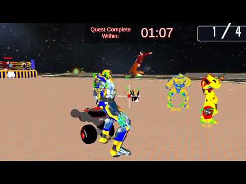 Flying Prado Robot: Game Play | Robot Fighting with Ganster | Robot make a Snake and Car - Android