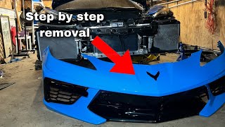 2020-2025 C8 Corvette Front Bumper Removal