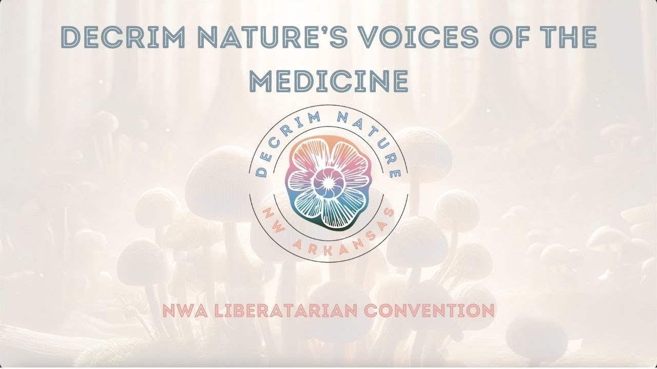 Decrim Nature speaking at NWA Libertarian Convention 2025