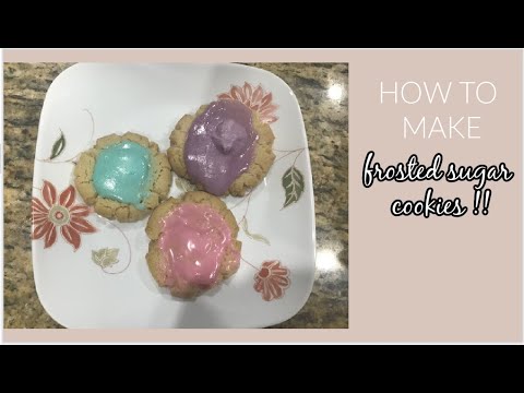 HOW TO MAKE FROSTED SUGAR COOKIES! | The Food Blog