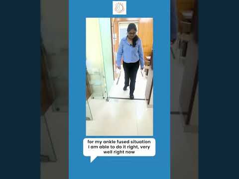 Patient Testimonial - Ankle Deformity with Arthritis !!