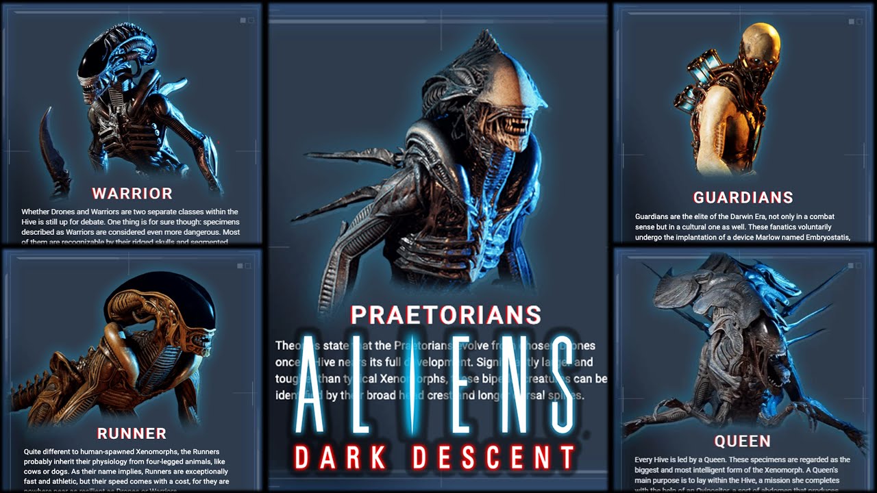 Exploring The 8 Types of Xenomorphs In Aliens: Dark Descent