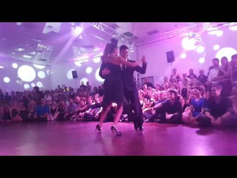  Sebastian Achaval  and  Roxana Suarez  are  dancing  to  "  Yapeyu  "  by  Juan D'Arienzo  at  Łódź Tango Salon Festival  in  2016