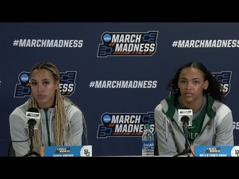 Collen, Owens and Fontleroy Preview UConn in Second Round | Baylor Women's Basketball Presser