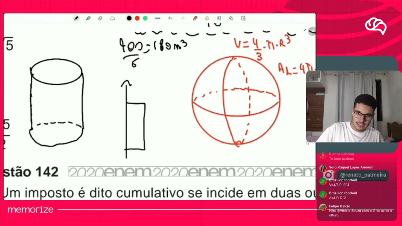 Resolução em Vídeo — Questão 141 ENEM 2020 PPL