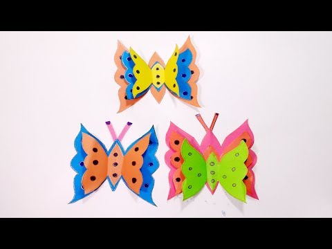 Easy Butterfly with Paper Origami|DIY Easy Butterfly making | Jarine's Crafty Creation