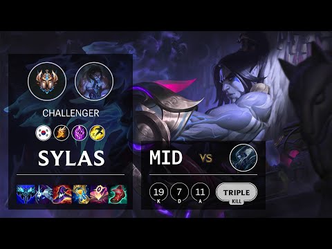 Sylas Mid vs Lissandra - KR Challenger Patch 11.6